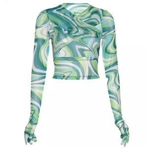 Bluxe boutique cabana top size S brand new never worn.